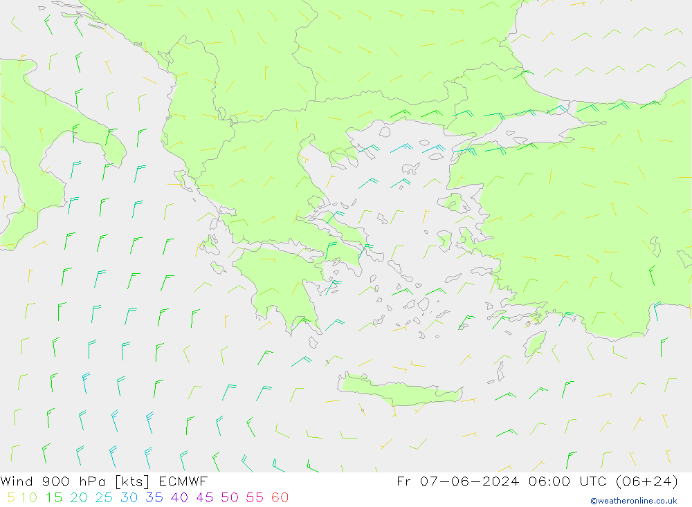 Wind 900 hPa ECMWF vr 07.06.2024 06 UTC