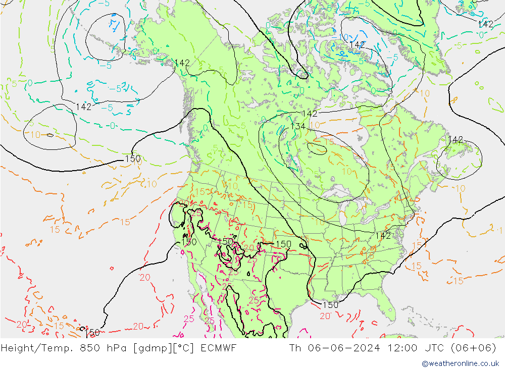 Z500/Regen(+SLP)/Z850 ECMWF do 06.06.2024 12 UTC