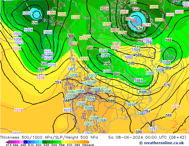 Thck 500-1000hPa ECMWF  08.06.2024 00 UTC