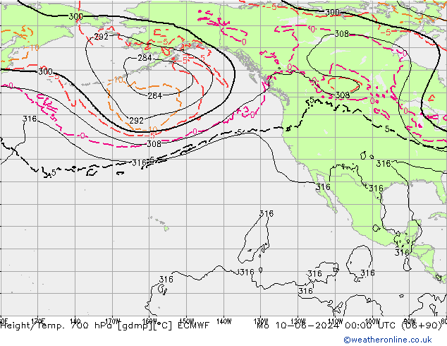 Height/Temp. 700 hPa ECMWF  10.06.2024 00 UTC