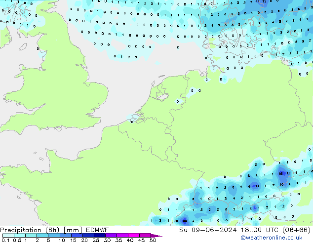 Z500/Rain (+SLP)/Z850 ECMWF  09.06.2024 00 UTC