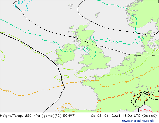 Z500/Rain (+SLP)/Z850 ECMWF So 08.06.2024 18 UTC
