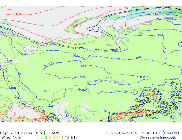 Windvelden ECMWF do 06.06.2024 15 UTC