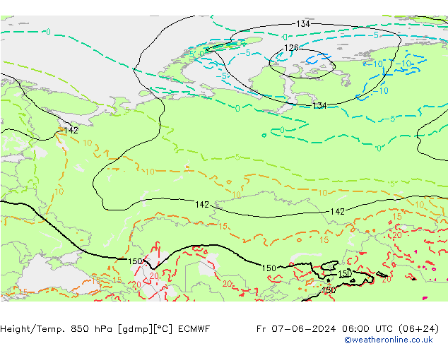 Z500/Rain (+SLP)/Z850 ECMWF pt. 07.06.2024 06 UTC
