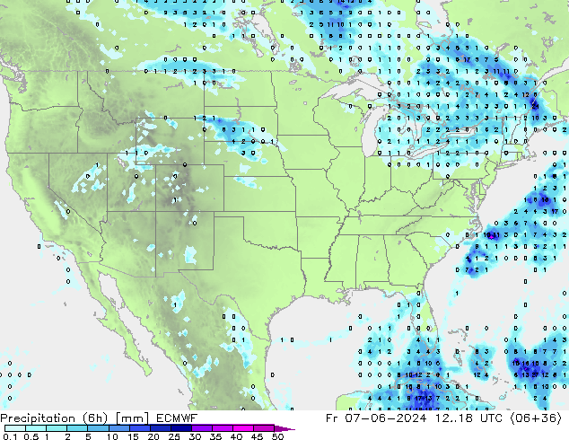 Z500/Rain (+SLP)/Z850 ECMWF Sex 07.06.2024 18 UTC