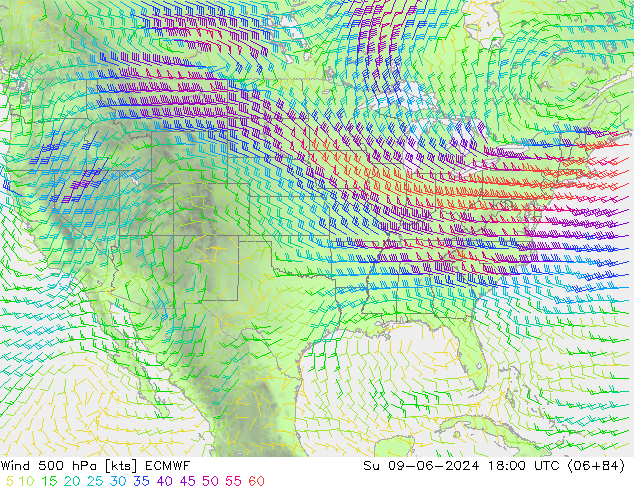  500 hPa ECMWF  09.06.2024 18 UTC