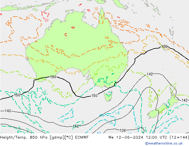 Z500/Rain (+SLP)/Z850 ECMWF ср 12.06.2024 12 UTC