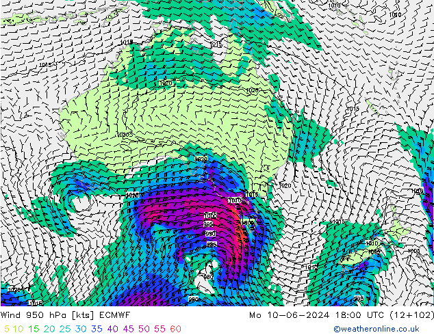  950 hPa ECMWF  10.06.2024 18 UTC