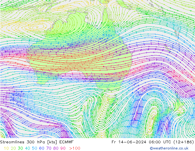  300 hPa ECMWF  14.06.2024 06 UTC