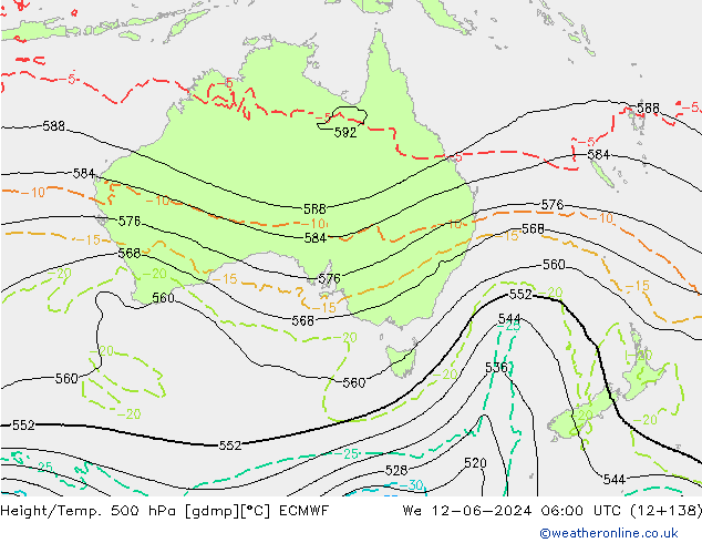 Z500/Rain (+SLP)/Z850 ECMWF ср 12.06.2024 06 UTC