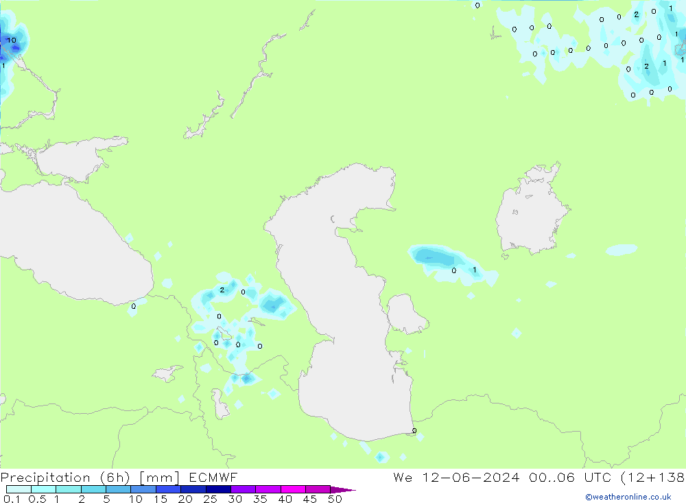 Z500/Rain (+SLP)/Z850 ECMWF Mi 12.06.2024 06 UTC