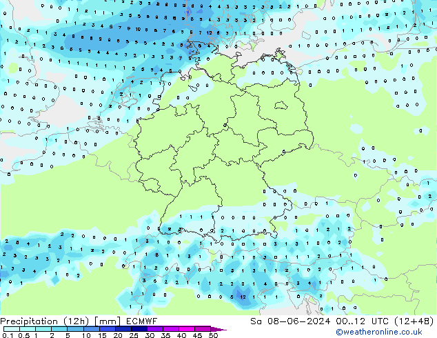  (12h) ECMWF  08.06.2024 12 UTC