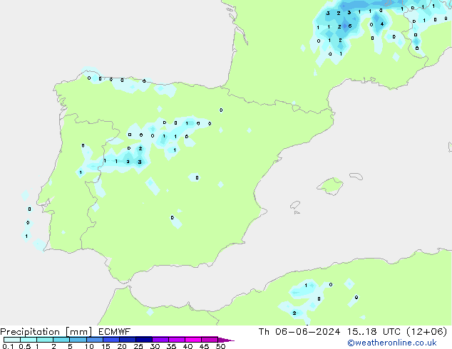 precipitação ECMWF Qui 06.06.2024 18 UTC