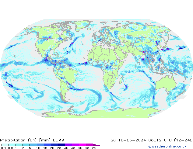 Z500/Rain (+SLP)/Z850 ECMWF  16.06.2024 12 UTC