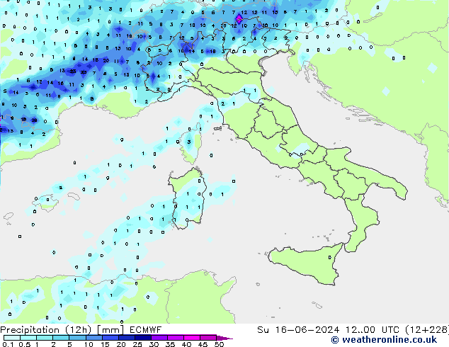  (12h) ECMWF  16.06.2024 00 UTC