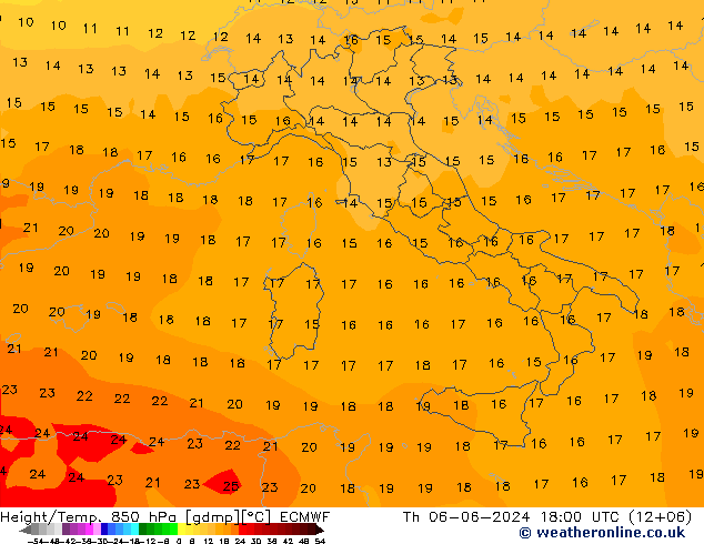 Z500/Regen(+SLP)/Z850 ECMWF do 06.06.2024 18 UTC