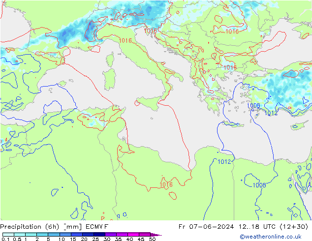 Z500/Regen(+SLP)/Z850 ECMWF vr 07.06.2024 18 UTC