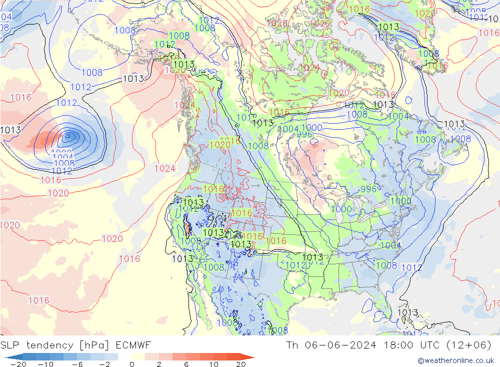 tendencja ECMWF czw. 06.06.2024 18 UTC