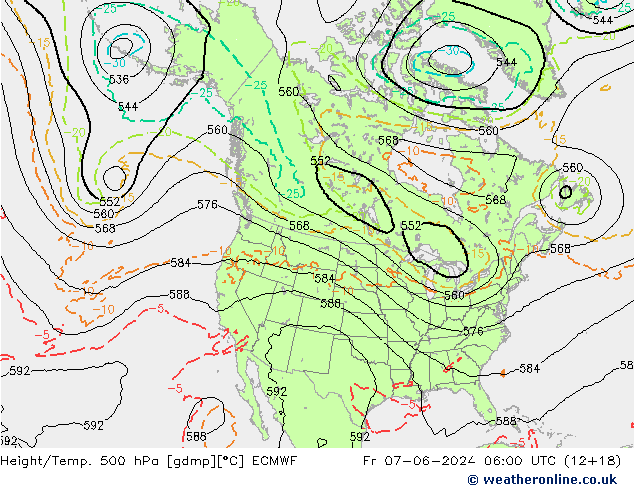 Z500/Rain (+SLP)/Z850 ECMWF pt. 07.06.2024 06 UTC