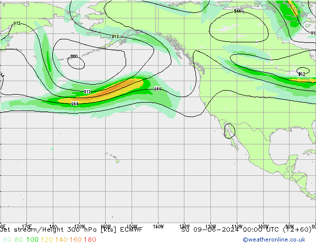 Polarjet ECMWF So 09.06.2024 00 UTC