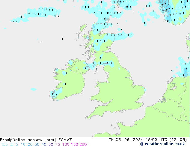 Precipitación acum. ECMWF jue 06.06.2024 15 UTC