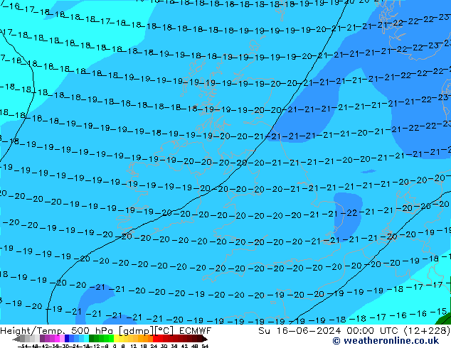 Z500/Regen(+SLP)/Z850 ECMWF zo 16.06.2024 00 UTC