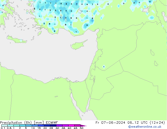 Z500/Rain (+SLP)/Z850 ECMWF  07.06.2024 12 UTC