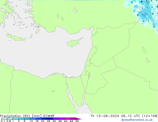 Z500/Regen(+SLP)/Z850 ECMWF do 13.06.2024 12 UTC