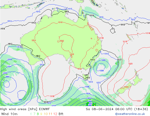 Sturmfelder ECMWF Sa 08.06.2024 06 UTC