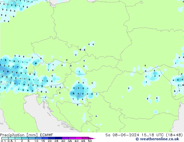 opad ECMWF so. 08.06.2024 18 UTC