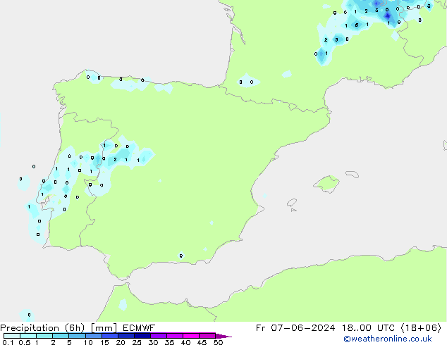 Z500/Rain (+SLP)/Z850 ECMWF  07.06.2024 00 UTC