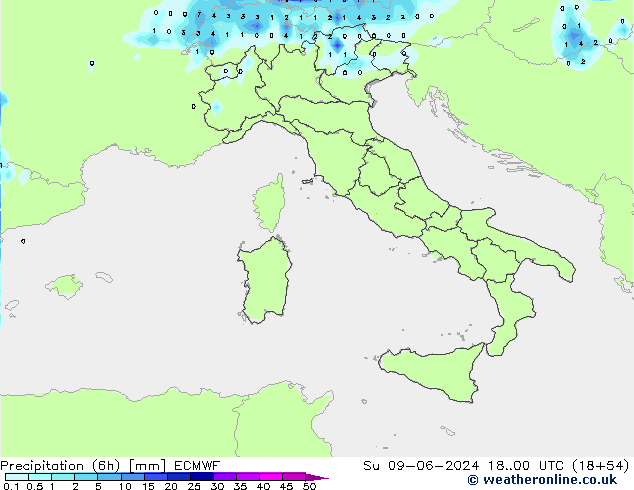  (6h) ECMWF  09.06.2024 00 UTC