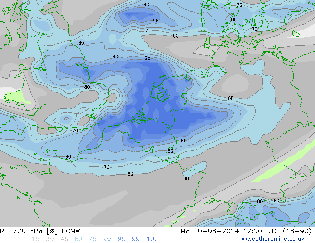 RV 700 hPa ECMWF ma 10.06.2024 12 UTC