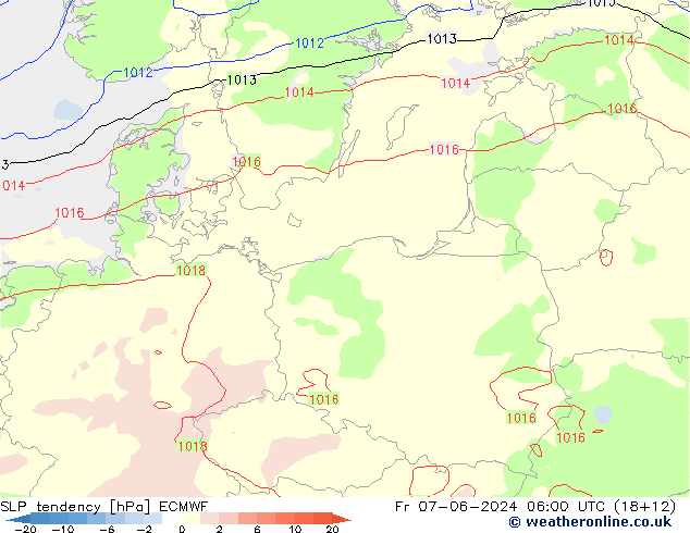 tendencja ECMWF pt. 07.06.2024 06 UTC