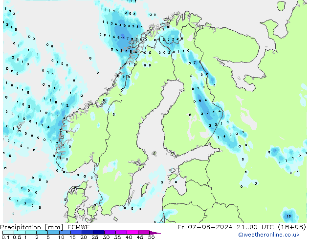 precipitação ECMWF Sex 07.06.2024 00 UTC