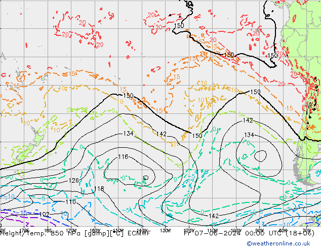 Z500/Rain (+SLP)/Z850 ECMWF Sex 07.06.2024 00 UTC