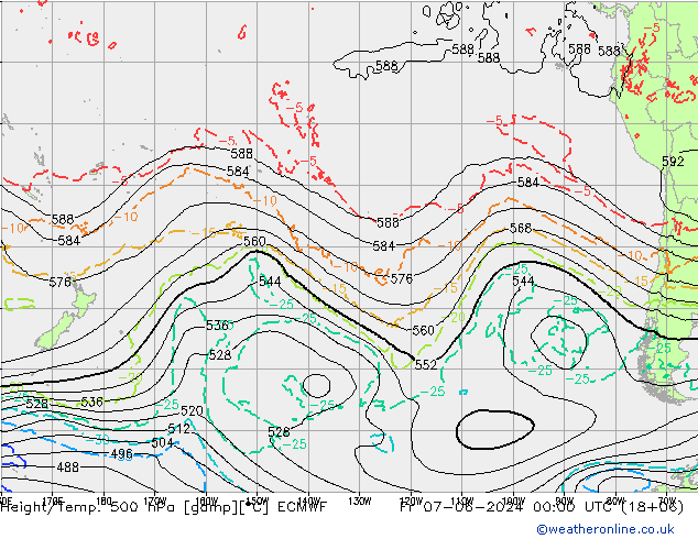 Z500/Rain (+SLP)/Z850 ECMWF Sex 07.06.2024 00 UTC