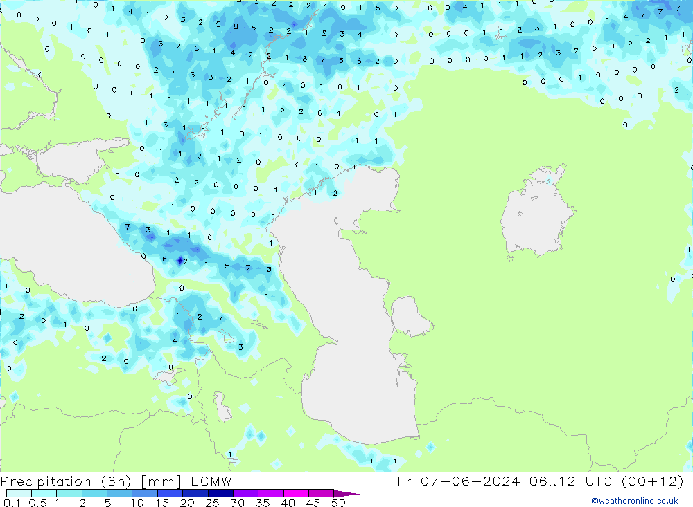 Z500/Rain (+SLP)/Z850 ECMWF pt. 07.06.2024 12 UTC