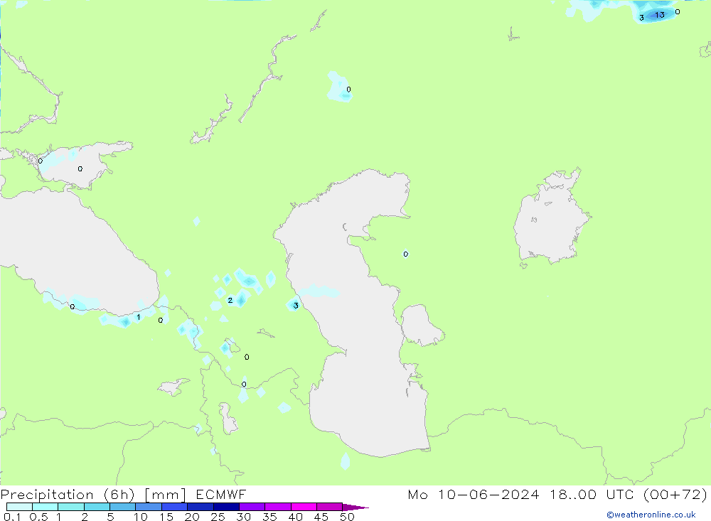 Z500/Regen(+SLP)/Z850 ECMWF ma 10.06.2024 00 UTC