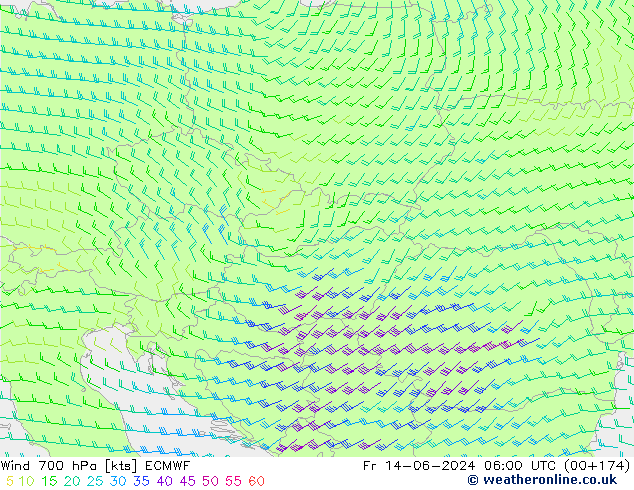  700 hPa ECMWF  14.06.2024 06 UTC