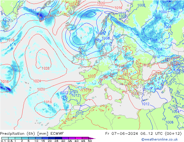  (6h) ECMWF  07.06.2024 12 UTC