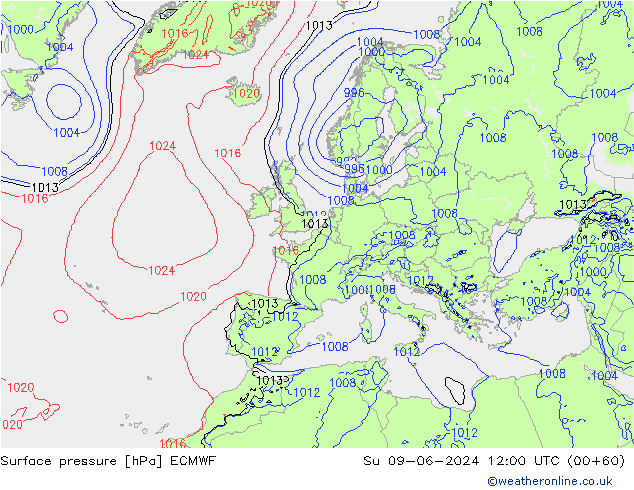      ECMWF  09.06.2024 12 UTC