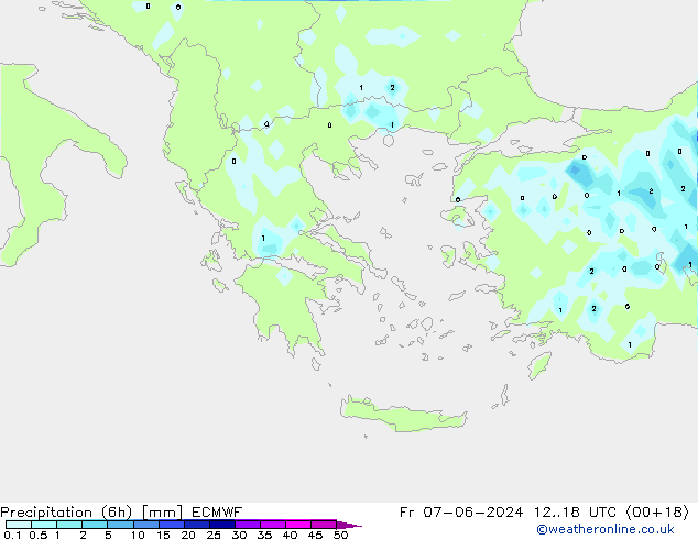 Z500/Rain (+SLP)/Z850 ECMWF Pá 07.06.2024 18 UTC