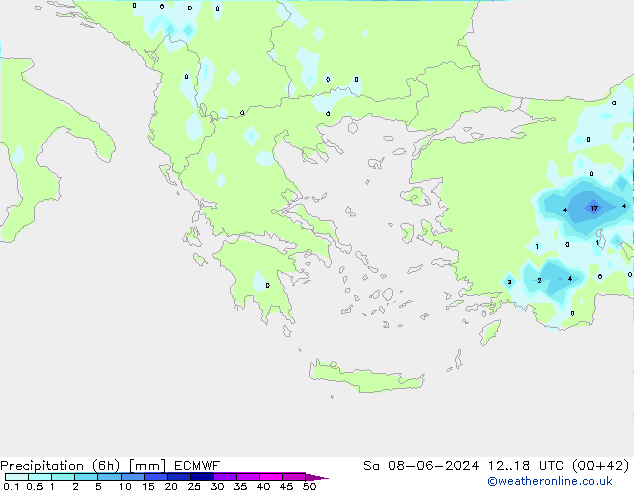 Z500/Rain (+SLP)/Z850 ECMWF сб 08.06.2024 18 UTC