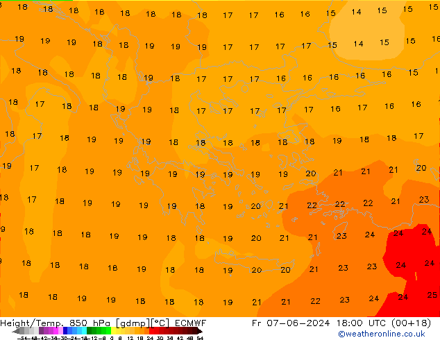 Z500/Rain (+SLP)/Z850 ECMWF Pá 07.06.2024 18 UTC