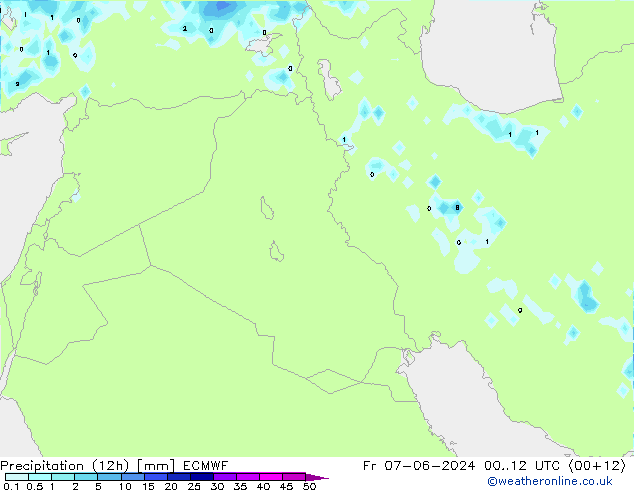Precipitação (12h) ECMWF Sex 07.06.2024 12 UTC