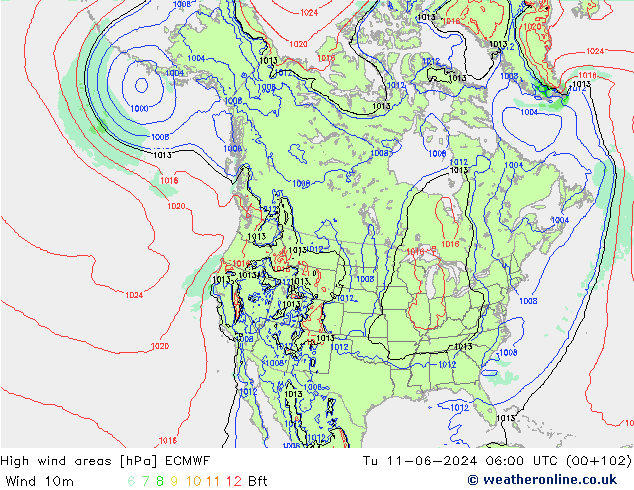 Sturmfelder ECMWF Di 11.06.2024 06 UTC