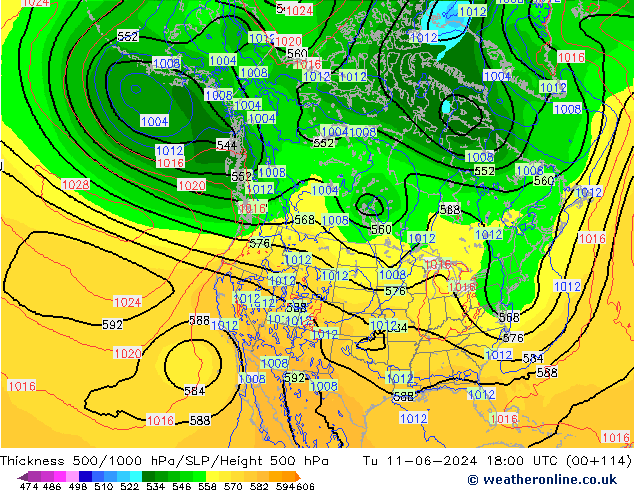 Thck 500-1000hPa ECMWF mar 11.06.2024 18 UTC