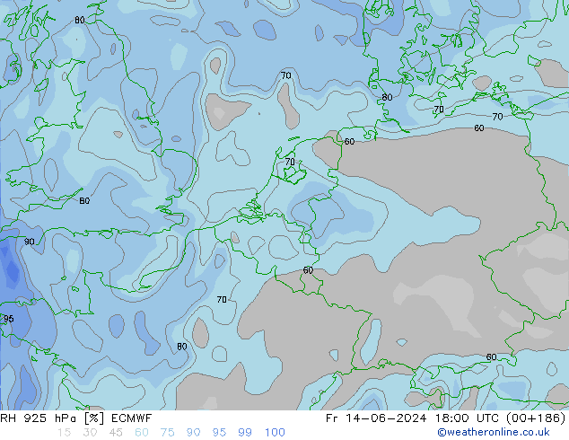 925 hPa Nispi Nem ECMWF Cu 14.06.2024 18 UTC