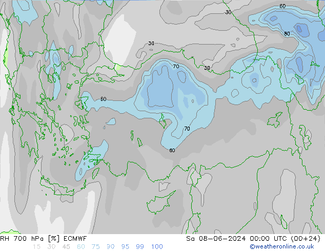 700 hPa Nispi Nem ECMWF Cts 08.06.2024 00 UTC